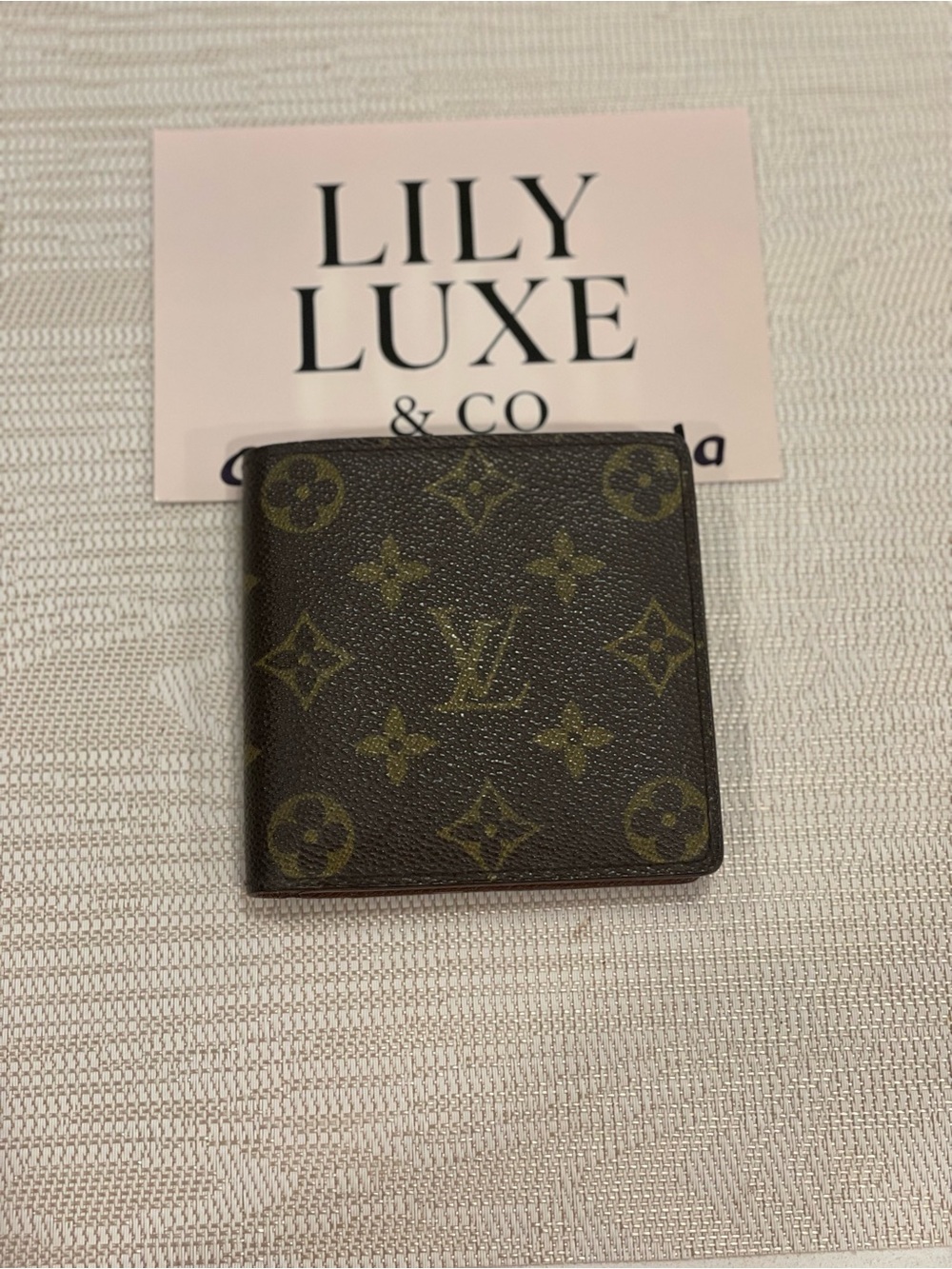 Louis Vuitton Monogram Canvas Bifold Marco Wallet 2003